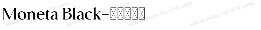 Moneta Black字体转换